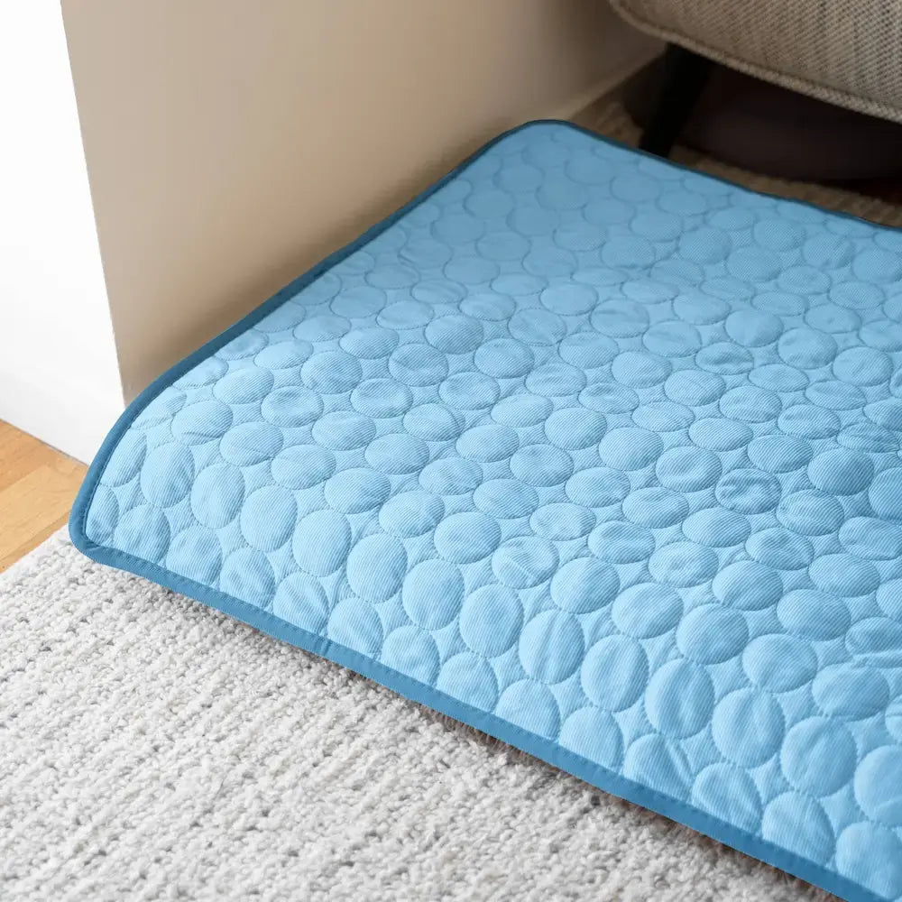MrFluffyFriend - Tapis rafraîchissant bleu pour animaux